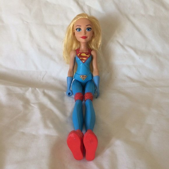 SUPER GIRL DC Superhero Girls 12" Plastic Action Figure Toy DOLL Mattel - Picture 3 of 12